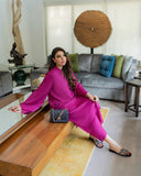 Fuchsia Fringe Set