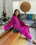 Fuchsia Fringe Set