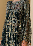 Evara By Elaf Embroidered Net Suits Unstitched 4 Piece EF23EV EEB-06 Zafir - Wedding Collection