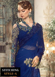 Mbroidered By Maria B Embroidered Chiffon Suits Unstitched 4 Piece MB23MW D4 - Luxury Collection