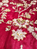 Product Title
Tabeer – Magenta Sheesha Silk Suit with Hand Work