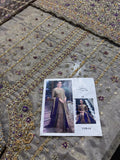 Husain Rehar Lunara – Luxury Formal 3 Piece Suit (Tissue Zari Embellished)