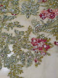 Husain Rehar Bano – Luxury Organza Silk Sharara Suit with Kora Dabka Work