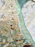 Harris Shakeel Sea-Green Gold – Addawork Formal Wedding Suit