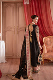 Sarazara Lunara | Premium Tassel Silk Embroidered Ensemble with Trouser & Accessories