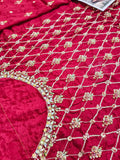 Harris Shakeel Areesha – Luxury Formal 3 Piece Suit (Tussel Silk Embellished)