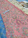 Nomi Ansari Maryam Nawaz Multi Color | Premium Tassel Silk Embroidered Ensemble