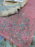 Nomi Ansari Maryam Nawaz Multi Color | Premium Tassel Silk Embroidered Ensemble