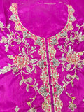 Farah Talib Aziz Bita – Magenta Luxury Kurta purple