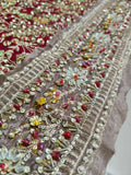 Harris Shakeel Areesha – Luxury Formal 3 Piece Suit (Tussel Silk Embellished)