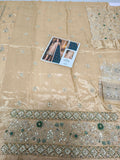 Maria B Luxury Suit – 3 Piece (Tussel Silk Embellished)