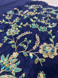 Vintage Zohra – Luxury Formal 3 Piece Suit (Tussel Silk Embellished)