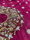 Harris Shakeel Aisha Afridi – Luxury Formal 3 Piece Suit (Tussel Silk Embellished