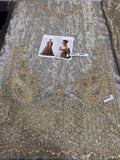 Maria B Zuhaal | Premium Tissue Zarri Embroidered Sharara with Masoori Dupatta