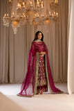 Product Title
Tabeer – Magenta Sheesha Silk Suit with Hand Work