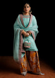 Harris Shakeel – Luxury Formal 3 Piece Suit (Tussel Silk Embellished)
