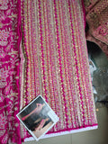 Sana Safinas B-389 – Luxury Korean Raw Silk Suit with Embroidered Hand Work