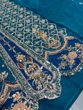 Maria B – Luxury Organza Suit (Embellished Shirt & Sharara)