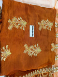 Afrozeh Rangreza Unstitched 7-Piece Embroidered Bridal Suit | Premium Net & Raw Silk