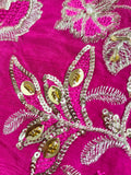 Sana Safinas B-389 – Luxury Korean Raw Silk Suit with Embroidered Hand Work