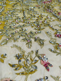 Husain Rehar Bano – Luxury Organza Silk Sharara Suit with Kora Dabka Work