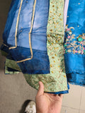 Tabya Tabeer – Luxury Tussel Silk Suit with Embroidered Hand Work