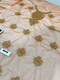 Afrozeh Rangreza Unstitched 7-Piece Embroidered Bridal Suit | Premium Net & Raw Silk