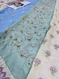 Nomi Ansari Maryam Nawaz Multi Color | Premium Tassel Silk Embroidered Ensemble