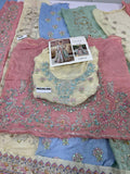 Nomi Ansari Maryam Nawaz Multi Color | Premium Tassel Silk Embroidered Ensemble