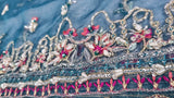 Mirha Imran Tealeh - Embroidered Teal Green Long Shirt & Silk Sharara