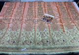 Ahmed Sultan MI-01 | Premium Zarri Tissue Bridal Lehenga with Naqshi & Dabka Embroidery