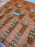 Afrozeh Rangreza Unstitched 7-Piece Embroidered Bridal Suit | Premium Net & Raw Silk