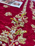 Vintage Nayab – Luxury Formal 3 Piece Suit (Tussel Silk Embellished)