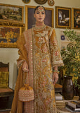 Husain Rehar Bano – Luxury Organza Silk Sharara Suit with Kora Dabka Work
