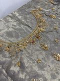Maria B Zuhaal | Premium Tissue Zarri Embroidered Sharara with Masoori Dupatta