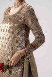 Maria B Zuhaal | Premium Tissue Zarri Embroidered Sharara with Masoori Dupatta