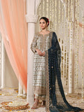Harris Shakeel Mahnoor – Luxury Formal 3 Piece Suit (Tissue Zari Embellished)