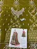 Mirha Imran Formal Maxi Lehenga with Net Dupatta | Fourteen-Panel Embroidered Collection