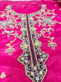 Farah Talib Aziz Bita – Magenta Luxury Kurta Shocking pink