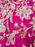 Sana Safinas B-389 – Luxury Korean Raw Silk Suit with Embroidered Hand Work