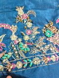 Tabya Tabeer – Luxury Tussel Silk Suit with Embroidered Hand Work