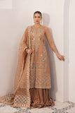 Mirha Imran Tealeh Embroidered Organза Shirt Sharara Set with Dupatta | Contemporary Couture Collection