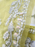 Elan Léonore (EP-21218) – Luxury Organza Suit with Zardozi Embroidery