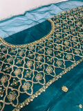 Maria B – Luxury Organza Suit (Embellished Shirt & Sharara)
