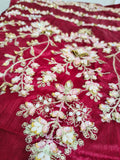Product Title
Tabeer – Magenta Sheesha Silk Suit with Hand Work
