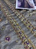 Husain Rehar Lunara – Luxury Formal 3 Piece Suit (Tissue Zari Embellished)