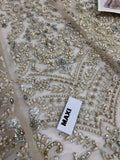 Maria B Elaria Embroidered Organza Maxi Lehenga with Net Dobatta | Fourteen-Panel Luxury Collection