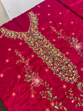 Harris Shakeel – Luxury Formal 3 Piece Suit (Tussel Silk Embellished)