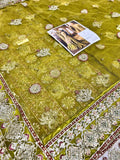 Faiza Saqlain – Luxury Formal Gharara Suit (Tussel Silk Embellished)