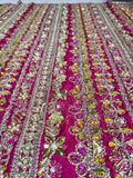 Sana Safinas B-389 – Luxury Korean Raw Silk Suit with Embroidered Hand Work